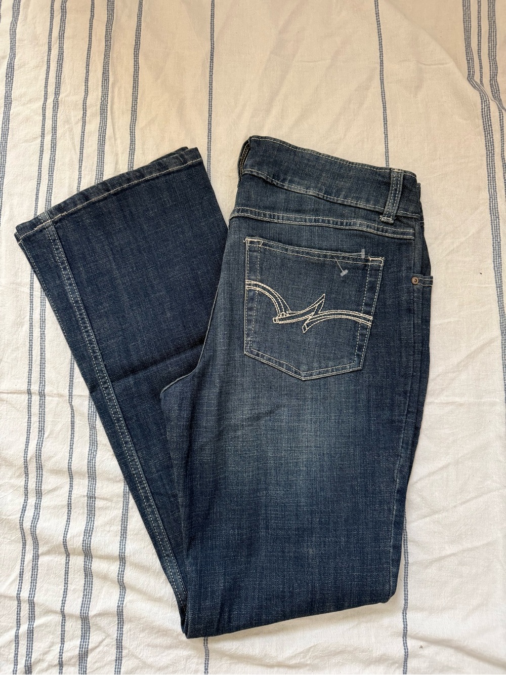 Wrangler Dark Blue Women's Bootcut Jeans 13x32 NWOT